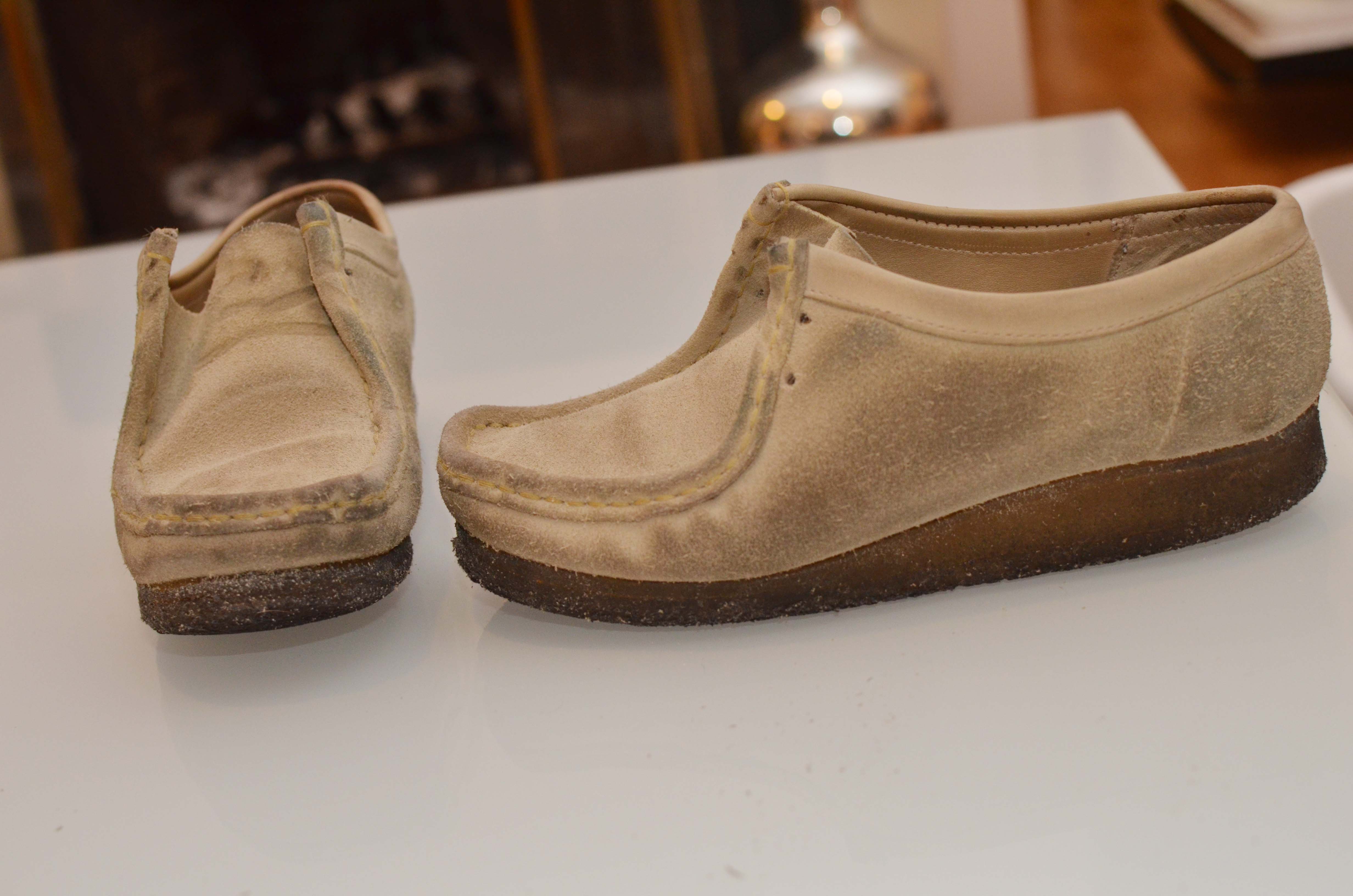 cleaning clarks nubuck shoes