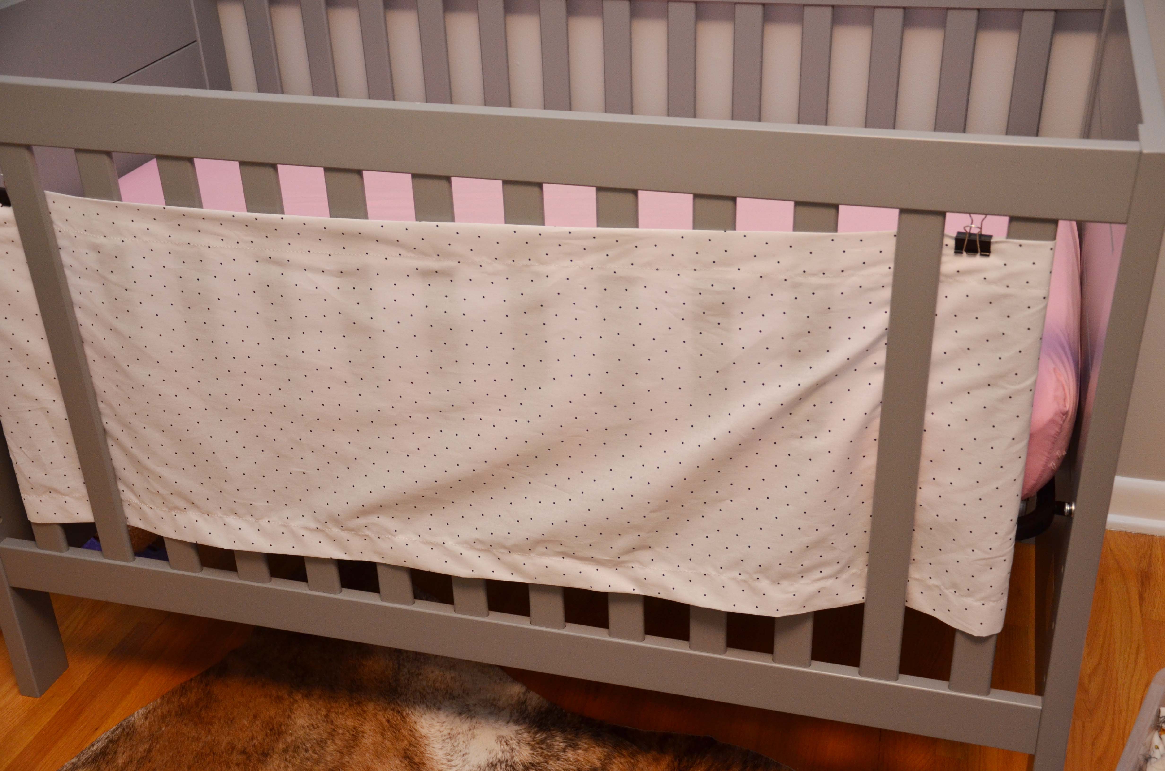 crib bumpers for cribs with solid sides